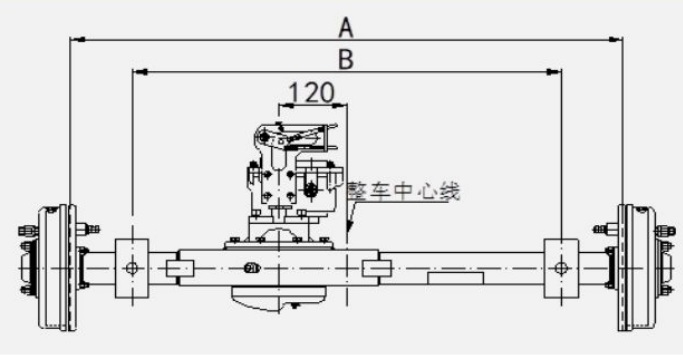 150 Type Rear Axle