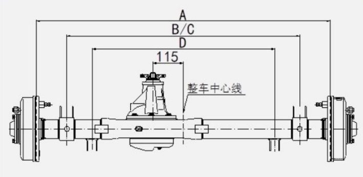 200 Type Rear Axle