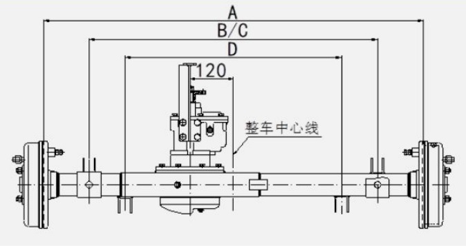 110 Type Rear Axle